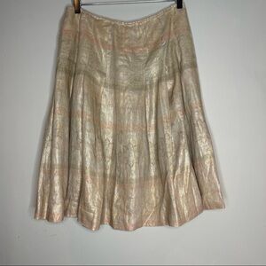 Yansi fugel 100% linen skirt